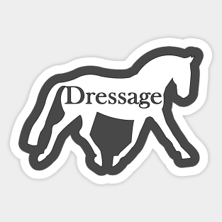 Dressage Horse Sticker